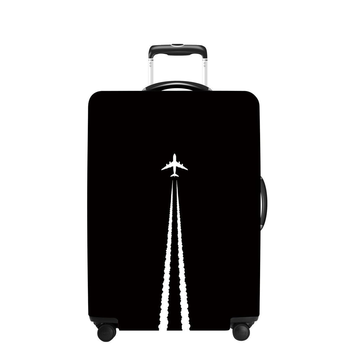 Pink Butterfly Luggage Cover Washable Suitcase Protector Anti-scratch Suitcase cover Fits 32-34 Inch Luggage XL