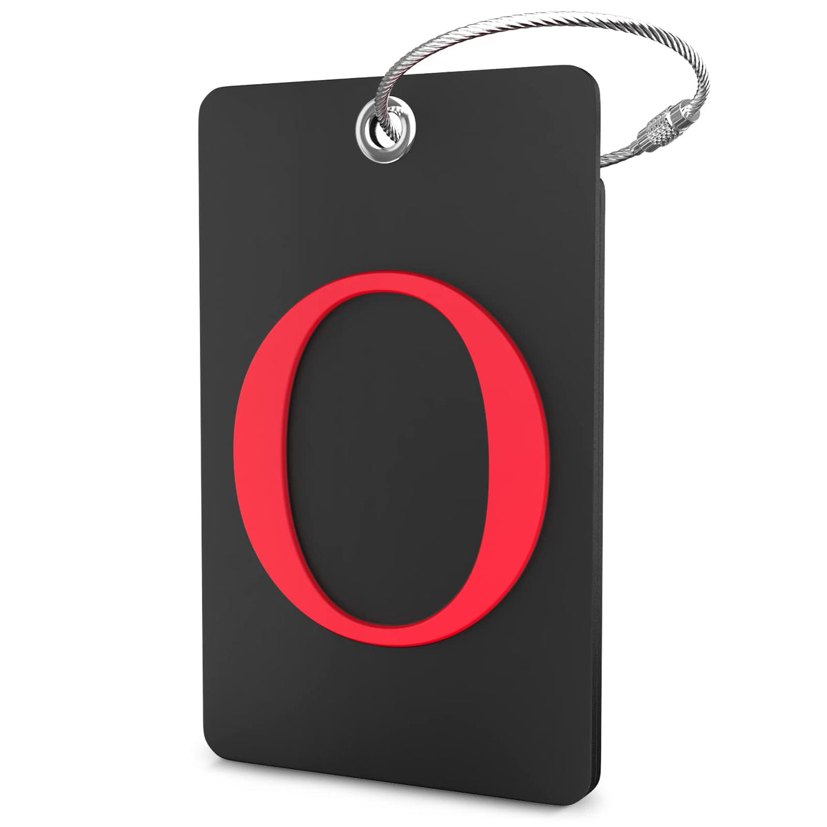 Shacke Luggage Tag for Suitcases – Initial Letter L, Bendable (Green)