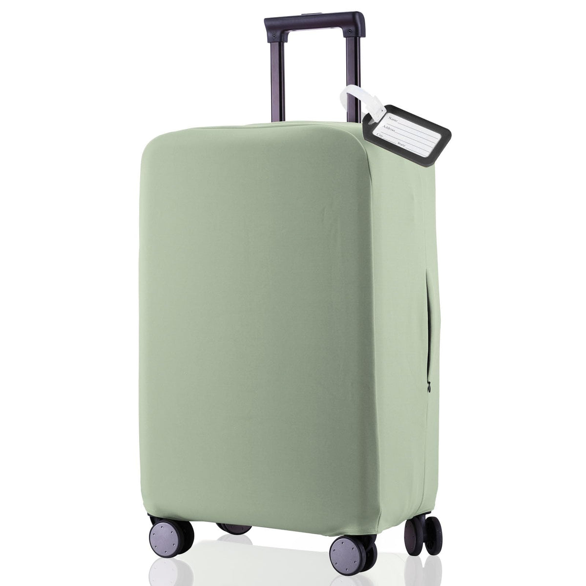 Travel Luggage Cover - Scratch-Resistant Fit 19-31 Inch, Avocado Green, XL(28-29 inch)
