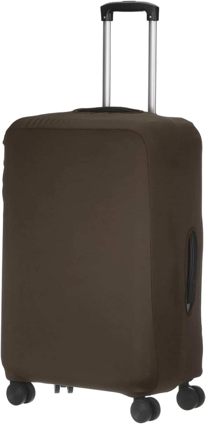 uxcell Travel Luggage Cover, Washable Suitcase Covers for Luggage Anti-scratch Suitcase Protector Elastic Baggage Protective, Fits 18-21 Inch Suit Case, Dark Brown