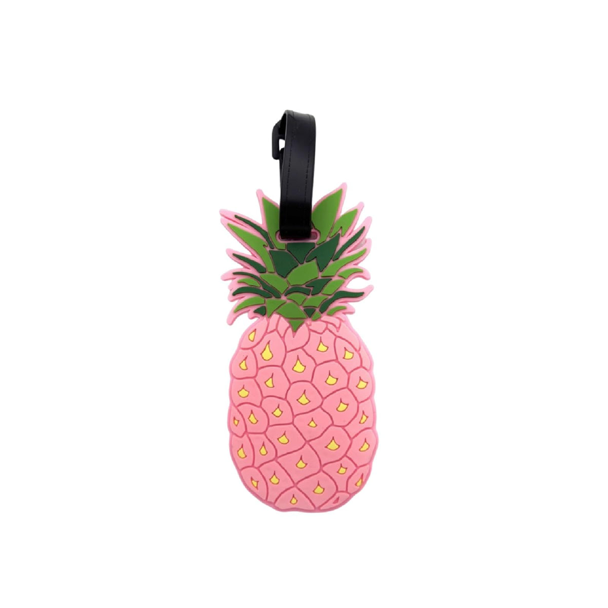 Cute Pink Pineapple Silicone Luggage Tag Travel Suitcase Bag Identifiers
