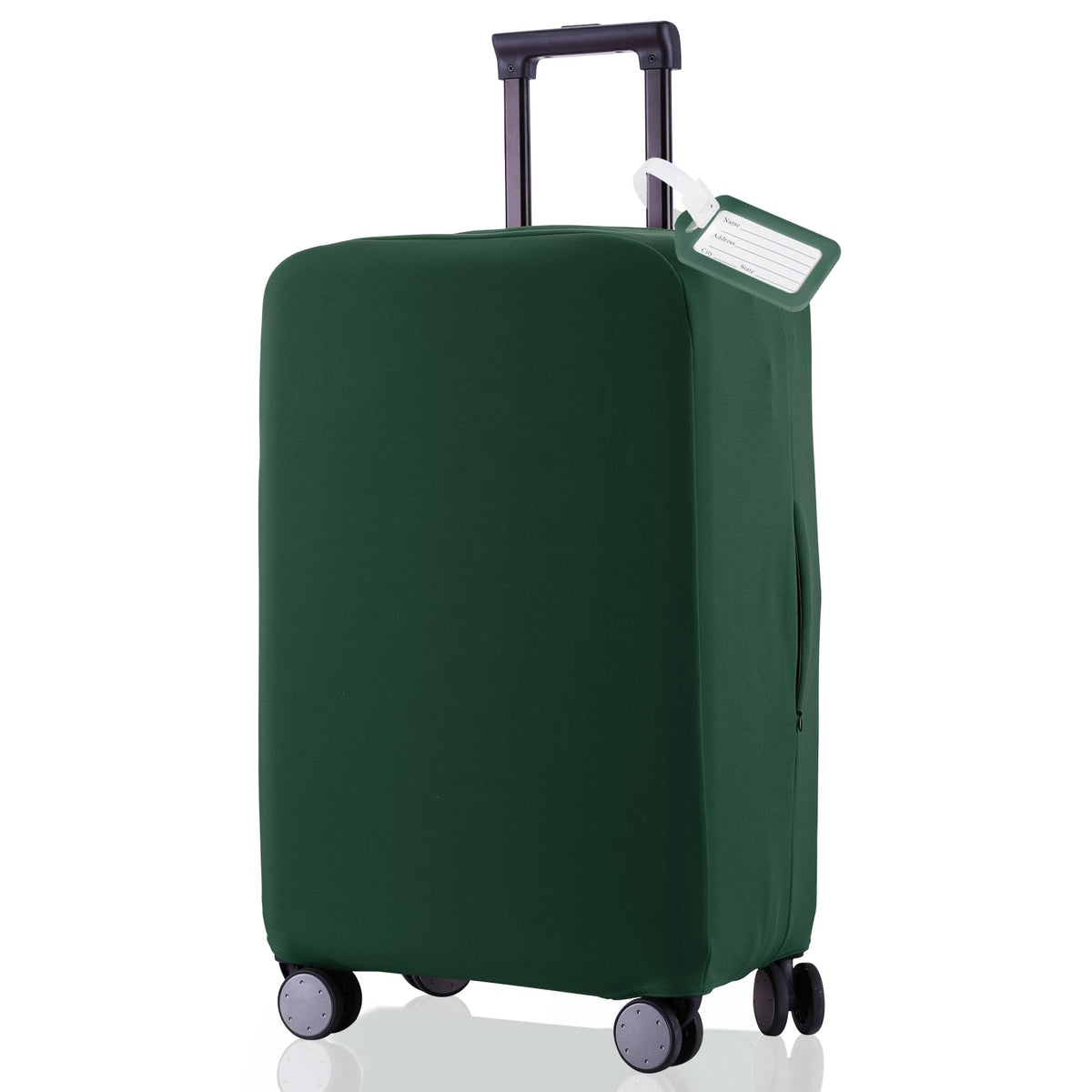 Travel Luggage Cover - Scratch-Resistant Fit 19-31 Inch, Avocado Green, XL(28-29 inch)