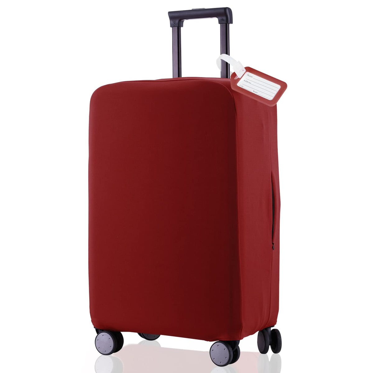 Travel Luggage Cover - Scratch-Resistant Fit 19-31 Inch, Avocado Green, XL(28-29 inch)