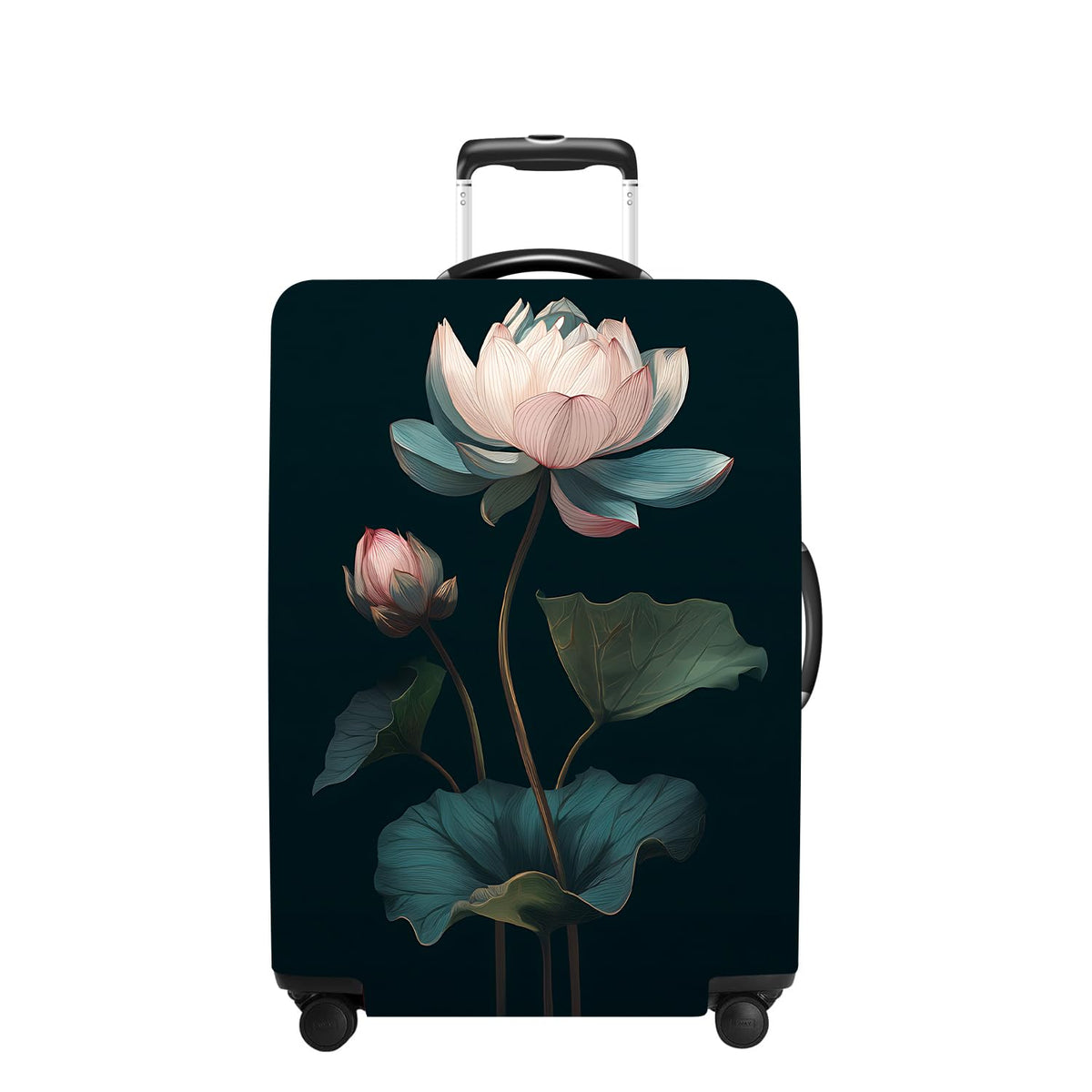 Tree Luggage Cover Washable Suitcase Cover Protector Fit 24-26 Inch Luggage Durable Travel Bag Cover with Zipper Closure M