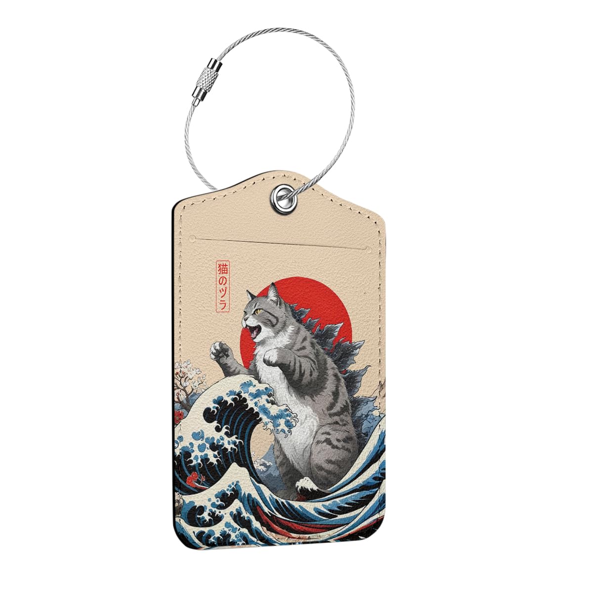2 Pcs Funny Luggage Tag, Suitcase Tags with Privacy Flap and Metal Loop