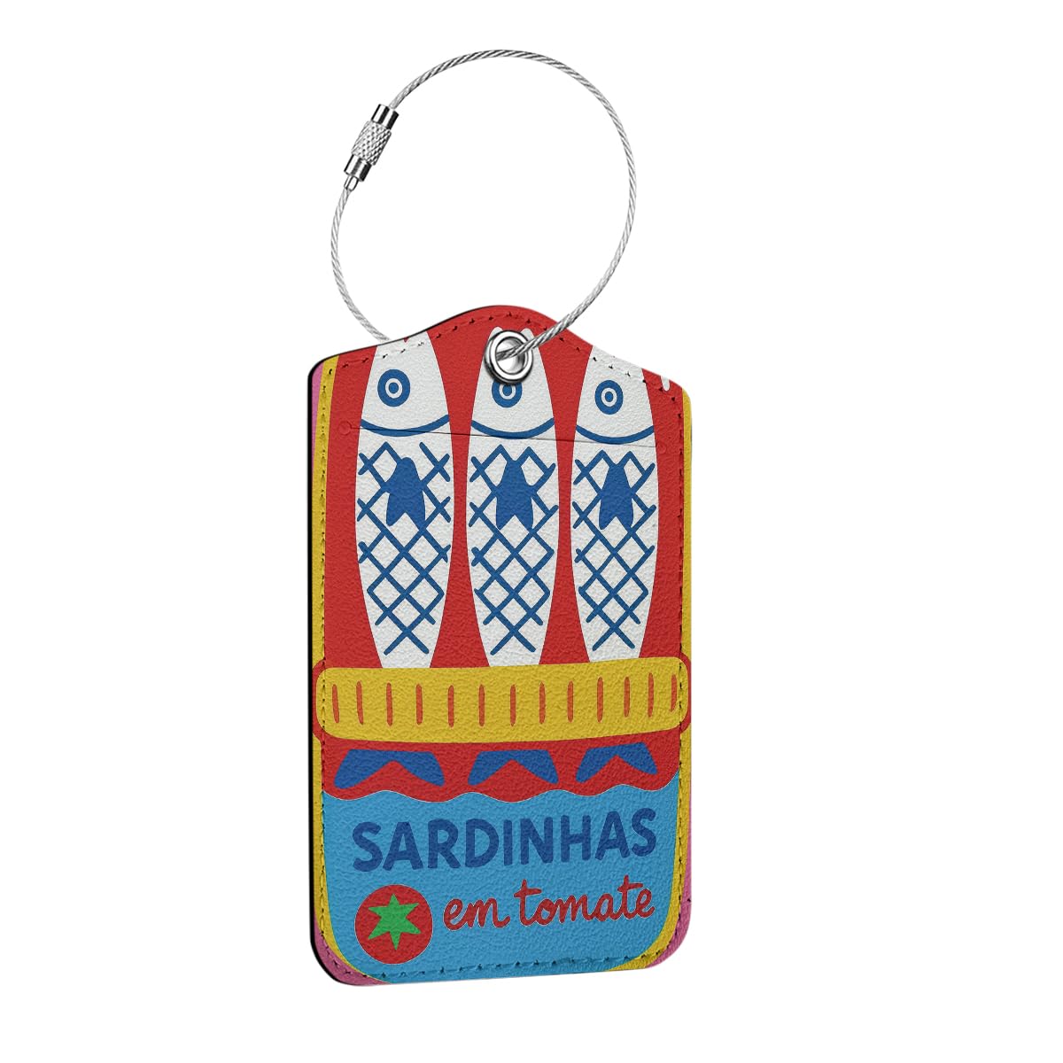 2 Pcs Funny Luggage Tag, Suitcase Tags with Privacy Flap and Metal Loop