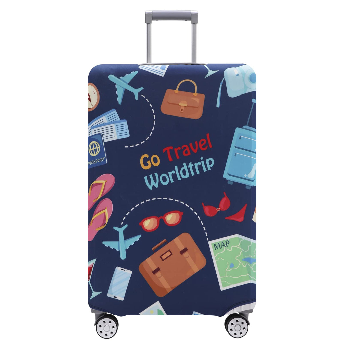 Travelkin Luggage Covers For Suitcase Tsa Approved Suitcase Cover Protector