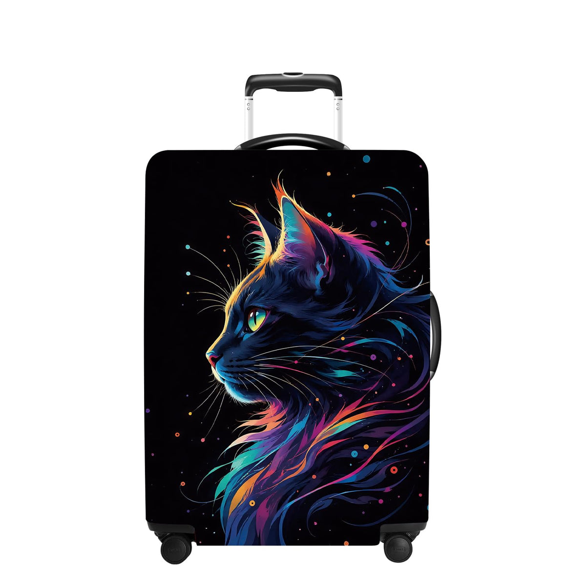 Pink Butterfly Luggage Cover Washable Suitcase Protector Anti-scratch Suitcase cover Fits 32-34 Inch Luggage XL