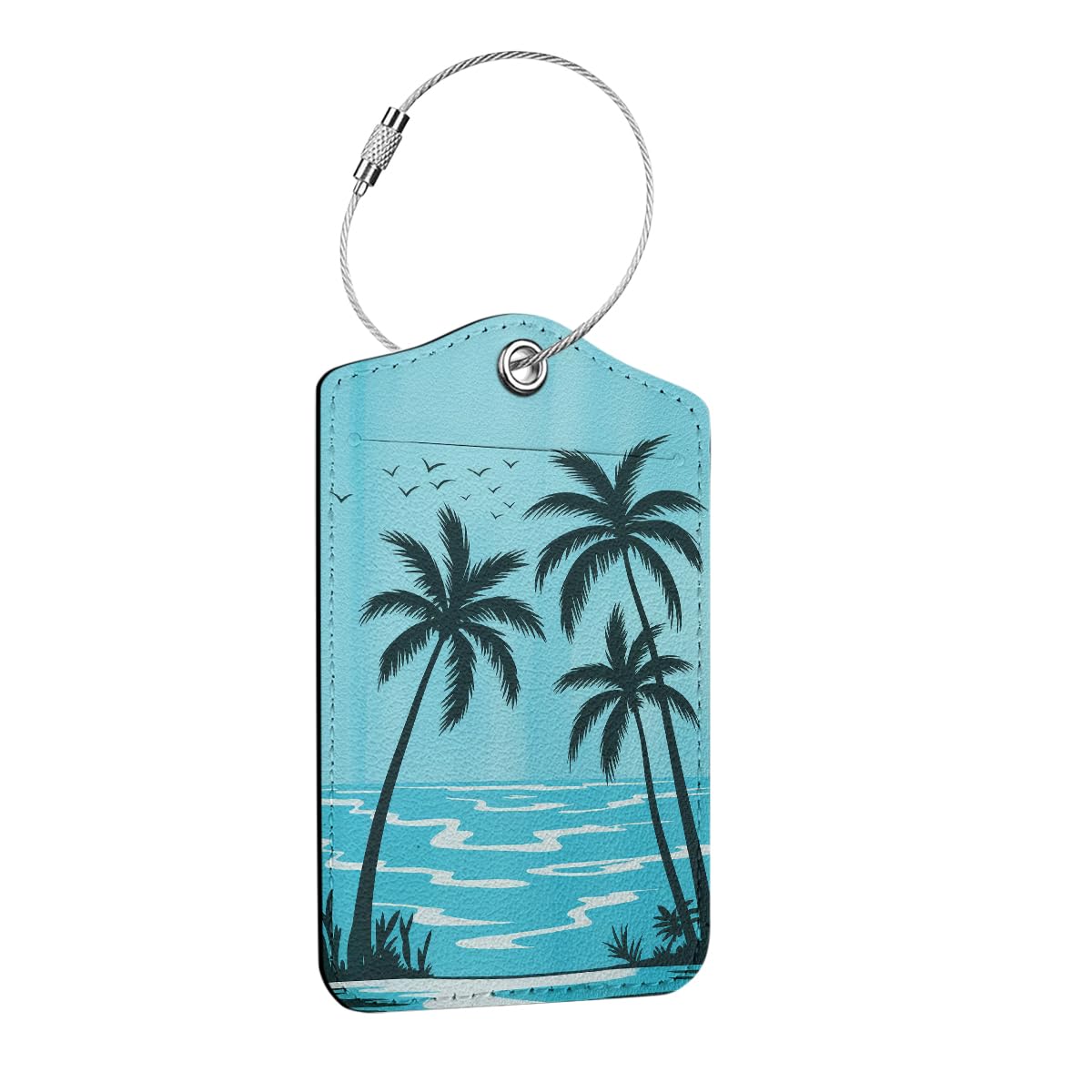 2 Pcs Funny Luggage Tag, Suitcase Tags with Privacy Flap and Metal Loop