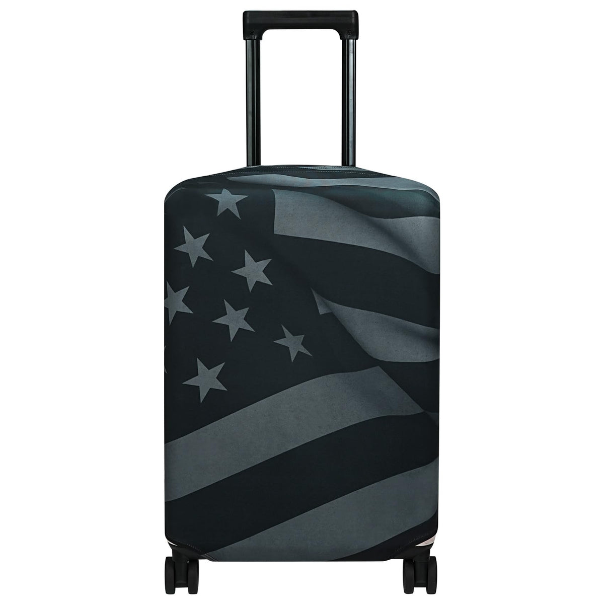 Explore Land Travel Luggage Cover Fits 23-26 inch Case (Fireworks, M)