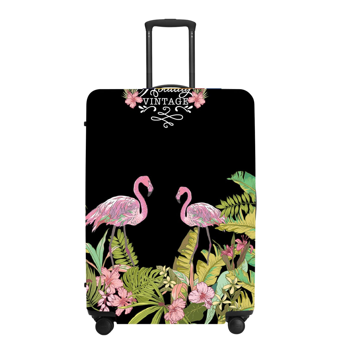 Cute Penguin "Mine" Luggage Cover Set, Cartoon Animal Print Waterproof Suitcase Protector, Travel Accessories