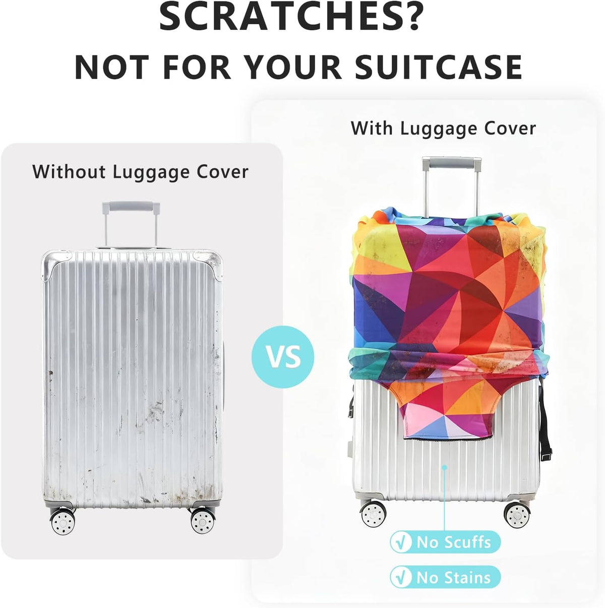 Travelkin Suitcase Covers For Luggage Tsa Approved Luggage Covers Protector