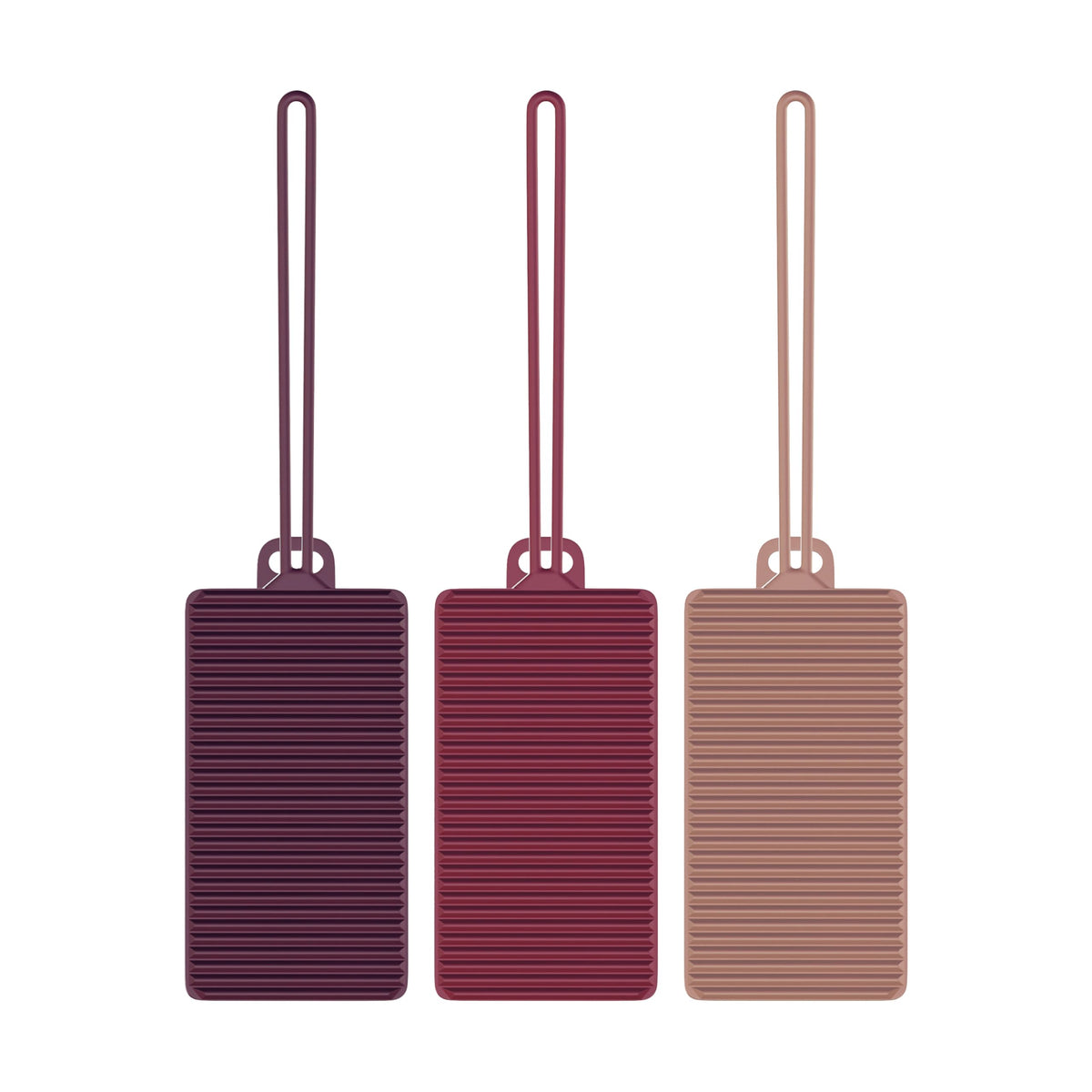 Travelon Set of 3 Silicone Privacy Luggage Tags