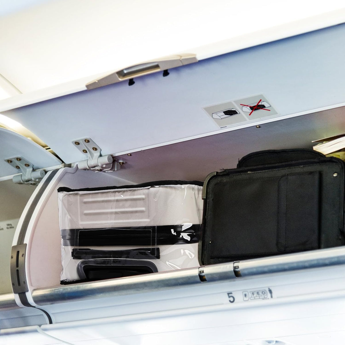 WRINGKIT 3 Pieces Clear Luggage Cover, Fits 20" 24" 28", Waterproof PVC