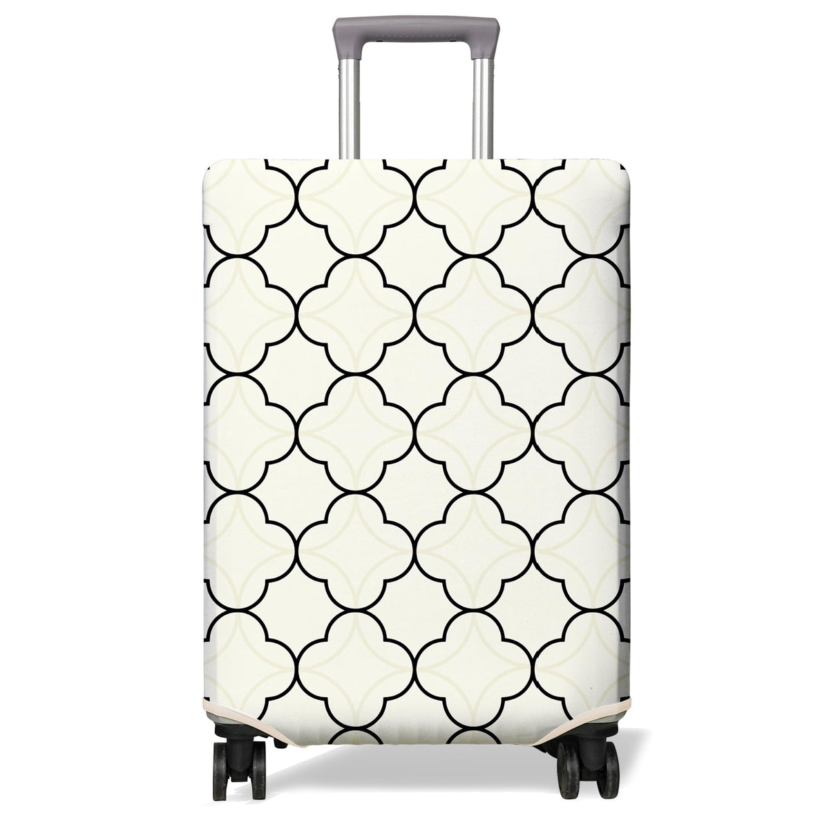 Travel Luggage Cover Suitcase Protector Fits 18-32 Inch Wheel Covers PatternedTravel Related Items Flower Luggage Protector Elastic M