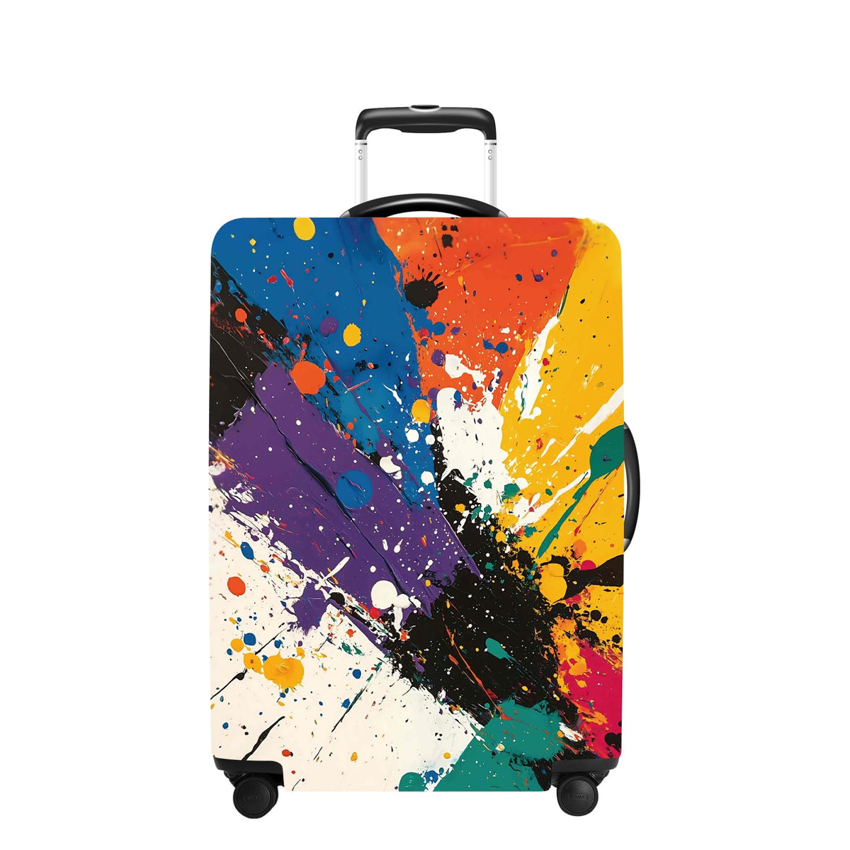 Pink Butterfly Luggage Cover Washable Suitcase Protector Anti-scratch Suitcase cover Fits 32-34 Inch Luggage XL