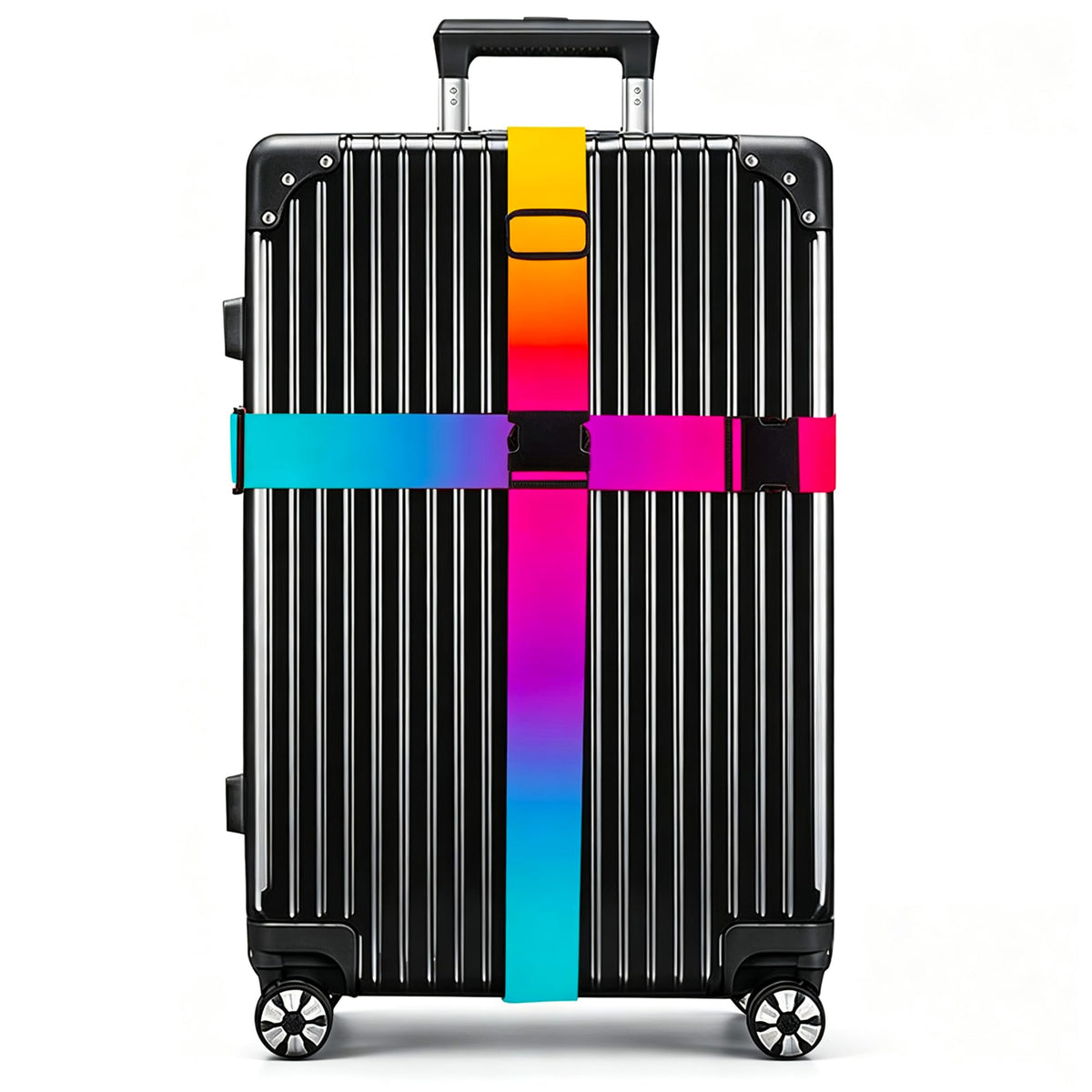 Luggage Straps for Suitcases TSA Approved Easy Pack Organized Suitcase Strap, Luggage Strap, Luggage Belt Strap, Bag Straps for Luggage. Buckle Straps Travel Accessories (Gradient Dot)