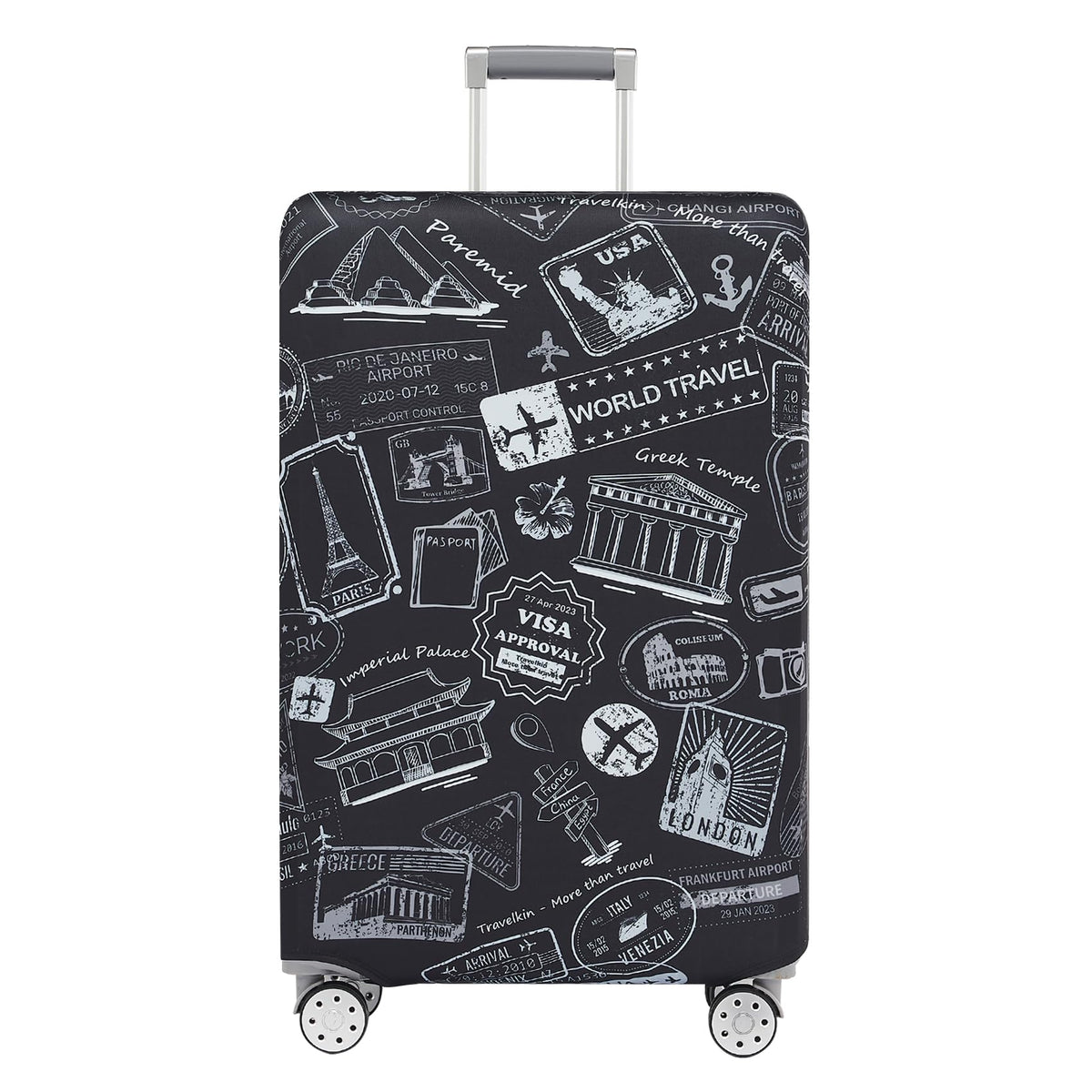 Travelkin Luggage Covers For Suitcase Tsa Approved Suitcase Cover Protector