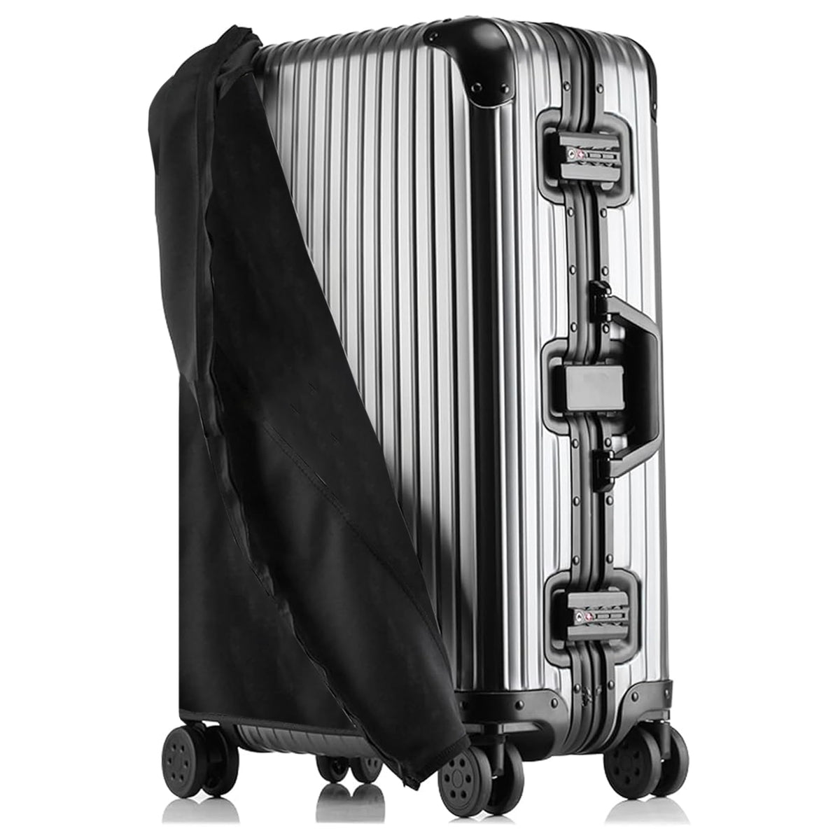 Transparent PVC Suitcase Cover, No Disassembly Required Clear Luggage Protector Suitcase Cover