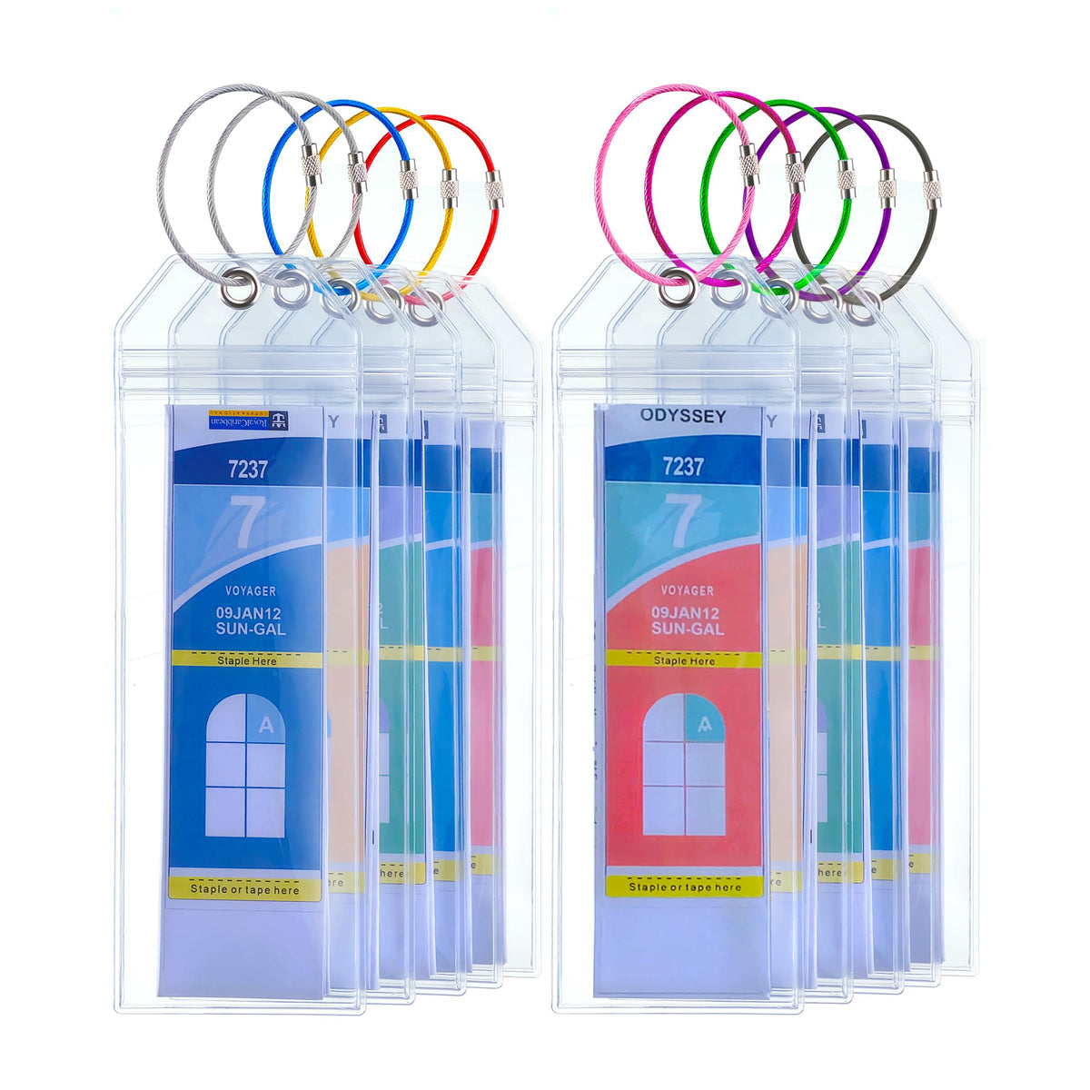 Cruise Luggage Tag Holder for Royal Caribbean & Celebrity 5 Pack, Cruise Ship Essentials 2026 Waterproof, Cruise Must Haves Durable