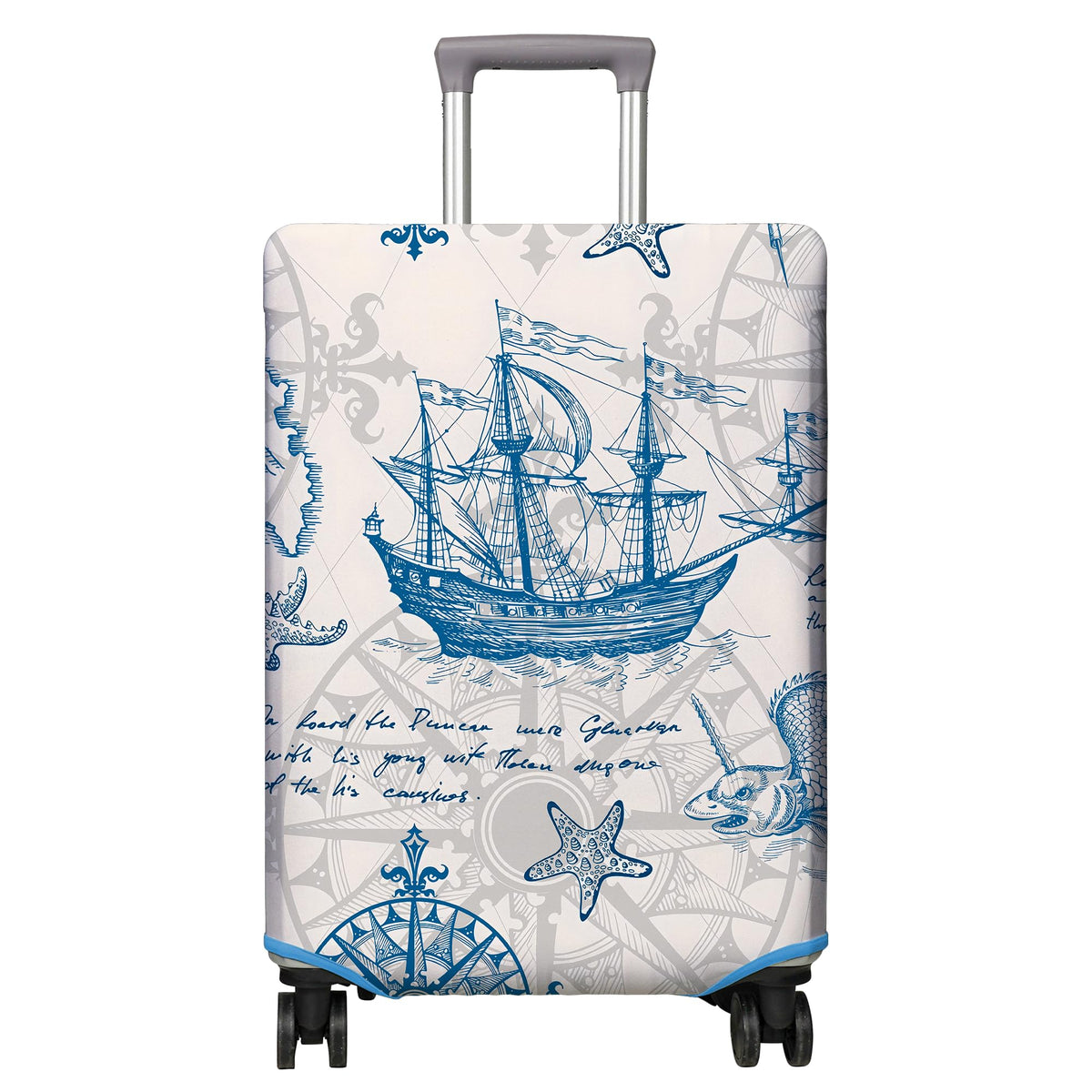 Travel Luggage Cover Suitcase Protector Fits 18-32 Inch Wheel Covers PatternedTravel Related Items Flower Luggage Protector Elastic M