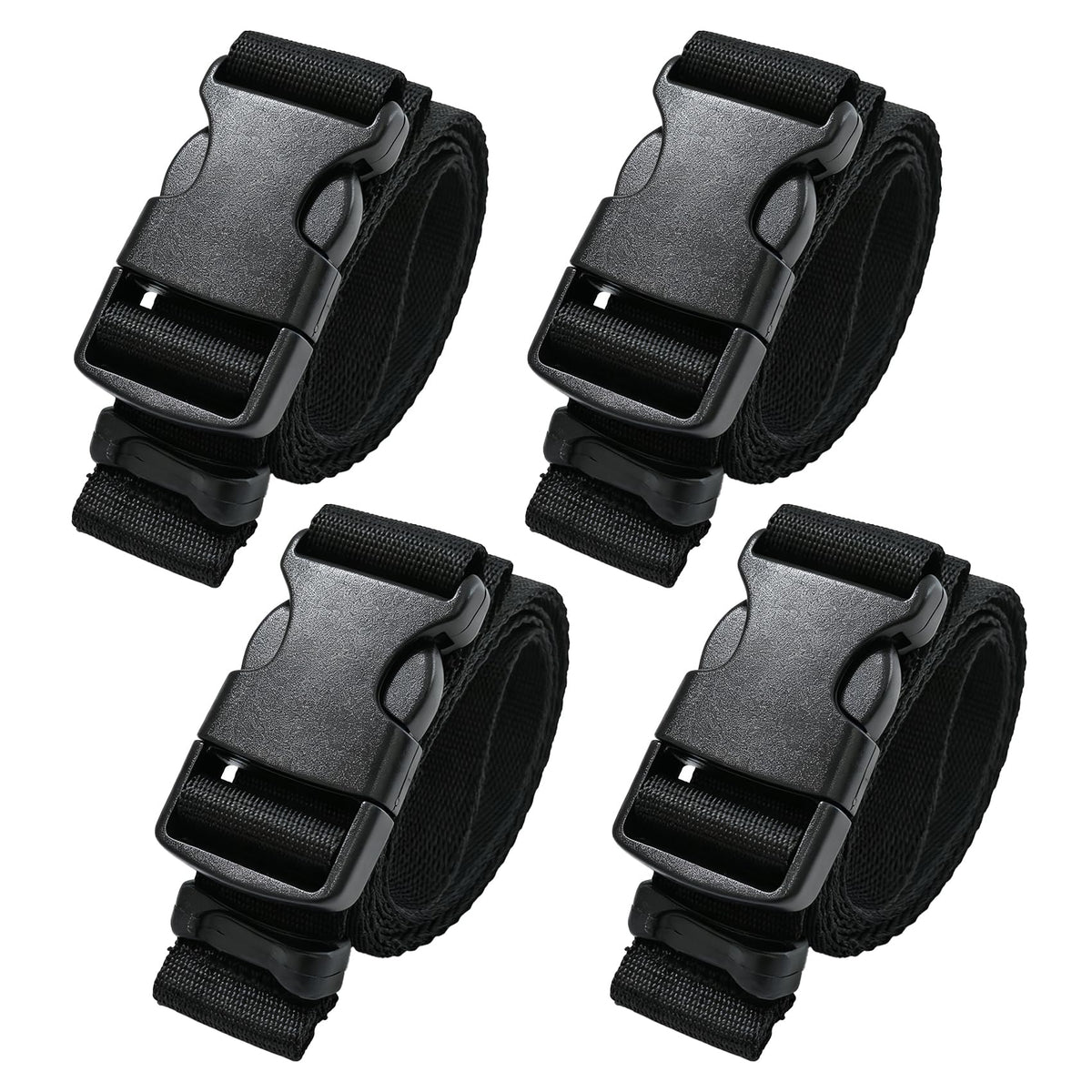 1”x 48”Utility Straps with Buckle Quick Release Buckle Straps with Clip
