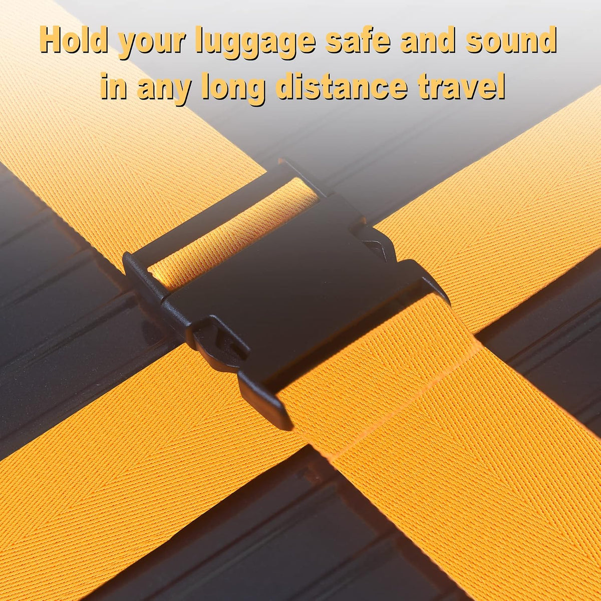 Chelmon Luggage Straps for Suitcases TSA Approved Travel Essentials 4 Pack