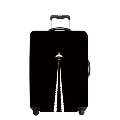 Pink Butterfly Luggage Cover Washable Suitcase Protector Anti-scratch Suitcase cover Fits 32-34 Inch Luggage XL