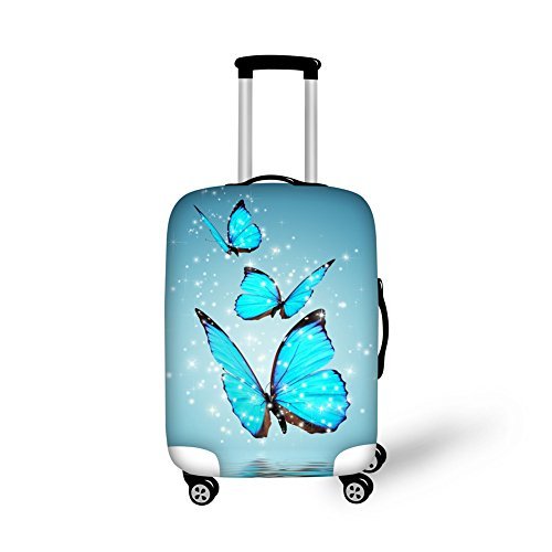 Bigcardesigns Luggage Covers Travel Suitcase Apply to 30/32 Inch Butterfly