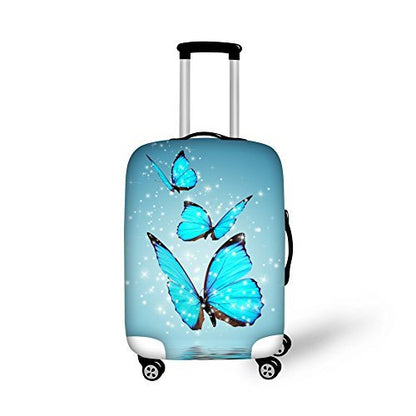 Bigcardesigns Luggage Covers Travel Suitcase Apply to 30/32 Inch Butterfly
