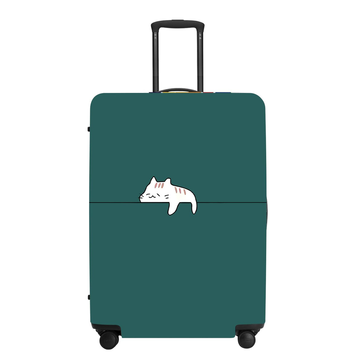 Cute Penguin "Mine" Luggage Cover Set, Cartoon Animal Print Waterproof Suitcase Protector, Travel Accessories
