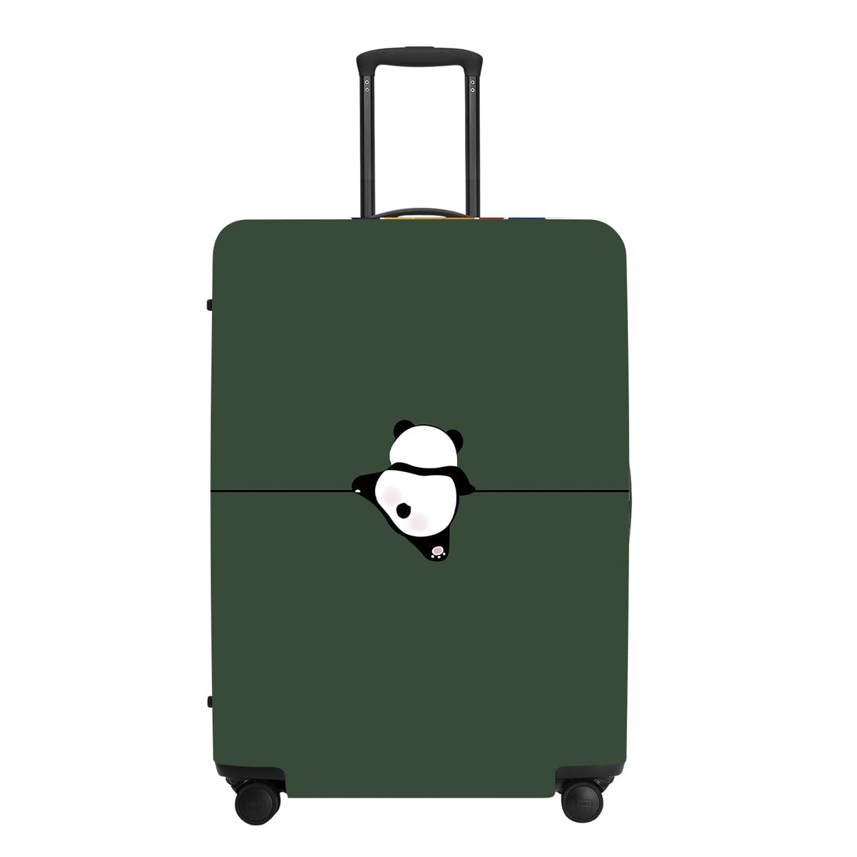 Cute Penguin "Mine" Luggage Cover Set, Cartoon Animal Print Waterproof Suitcase Protector, Travel Accessories