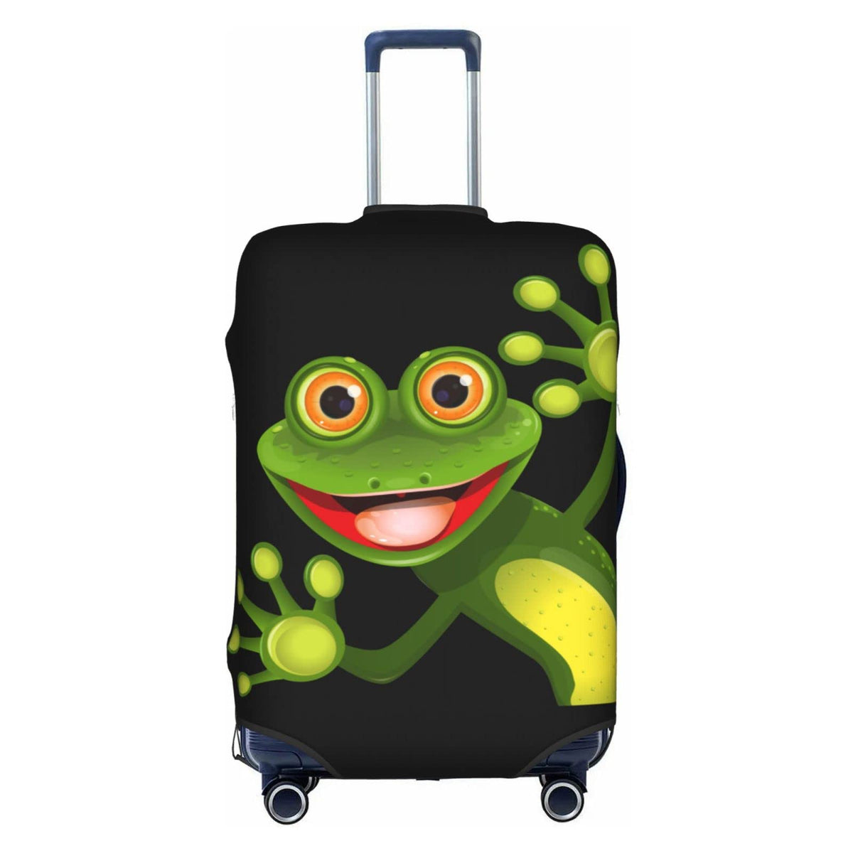 Tropical Beach Palm Tree Luggage Cover, Washable Elastic Baggage Protector, Anti-scratch Double-sided Zipper Closure for 25-28 Inch Wheeled Suitcase