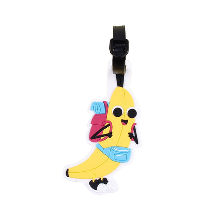 Cute Pink Pineapple Silicone Luggage Tag Travel Suitcase Bag Identifiers