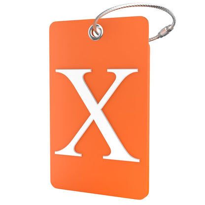 Shacke Luggage Tag for Suitcases – Initial Letter L, Bendable (Green)