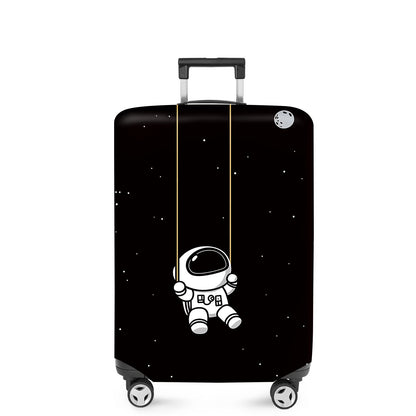 ANNA QUEEN Panda Family Luggage Cover, Cute Panda Design Suitcase Protector, Stretchable Washable Travel Sleeve for 28-30 Inch Luggage