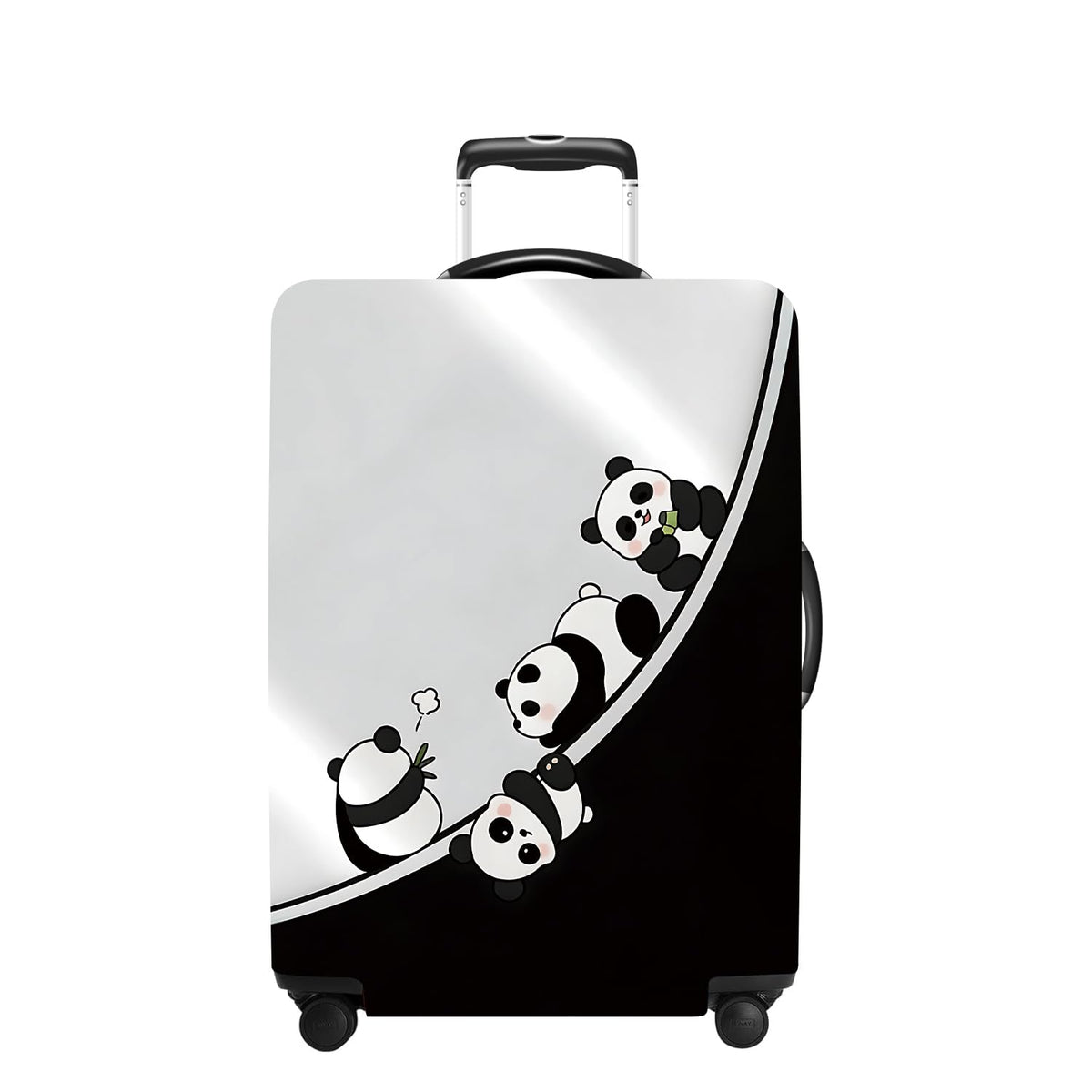 Tree Luggage Cover Washable Suitcase Cover Protector Fit 24-26 Inch Luggage Durable Travel Bag Cover with Zipper Closure M