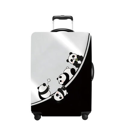 Tree Luggage Cover Washable Suitcase Cover Protector Fit 24-26 Inch Luggage Durable Travel Bag Cover with Zipper Closure M
