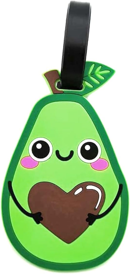 Cute Pink Pineapple Silicone Luggage Tag Travel Suitcase Bag Identifiers