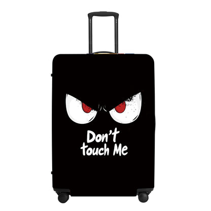 Cute Penguin "Mine" Luggage Cover Set, Cartoon Animal Print Waterproof Suitcase Protector, Travel Accessories