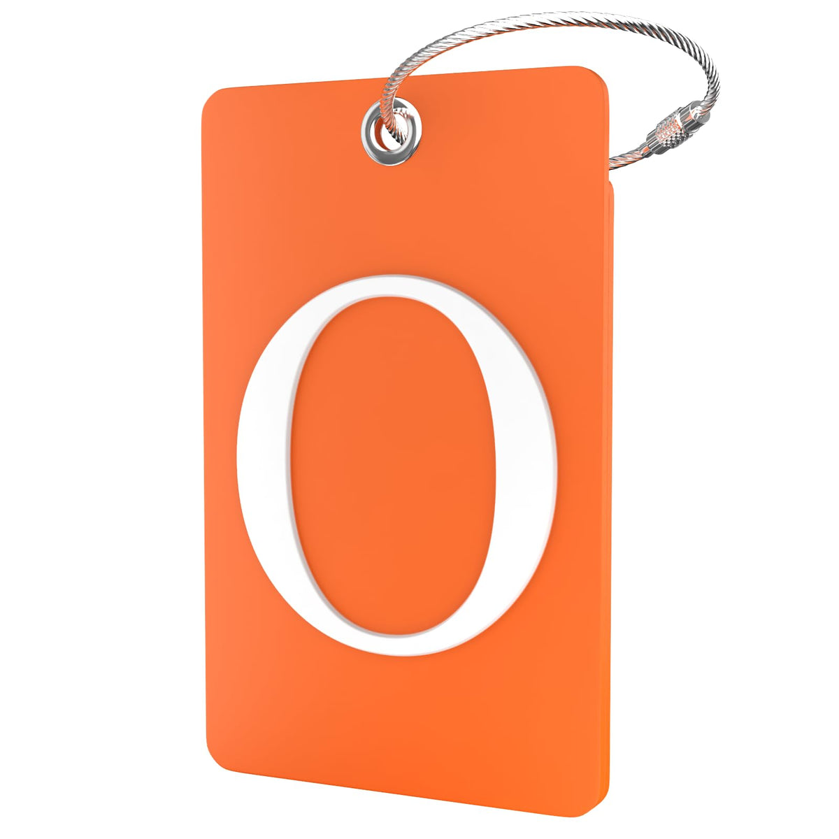 Shacke Luggage Tag for Suitcases – Initial Letter L, Bendable (Green)