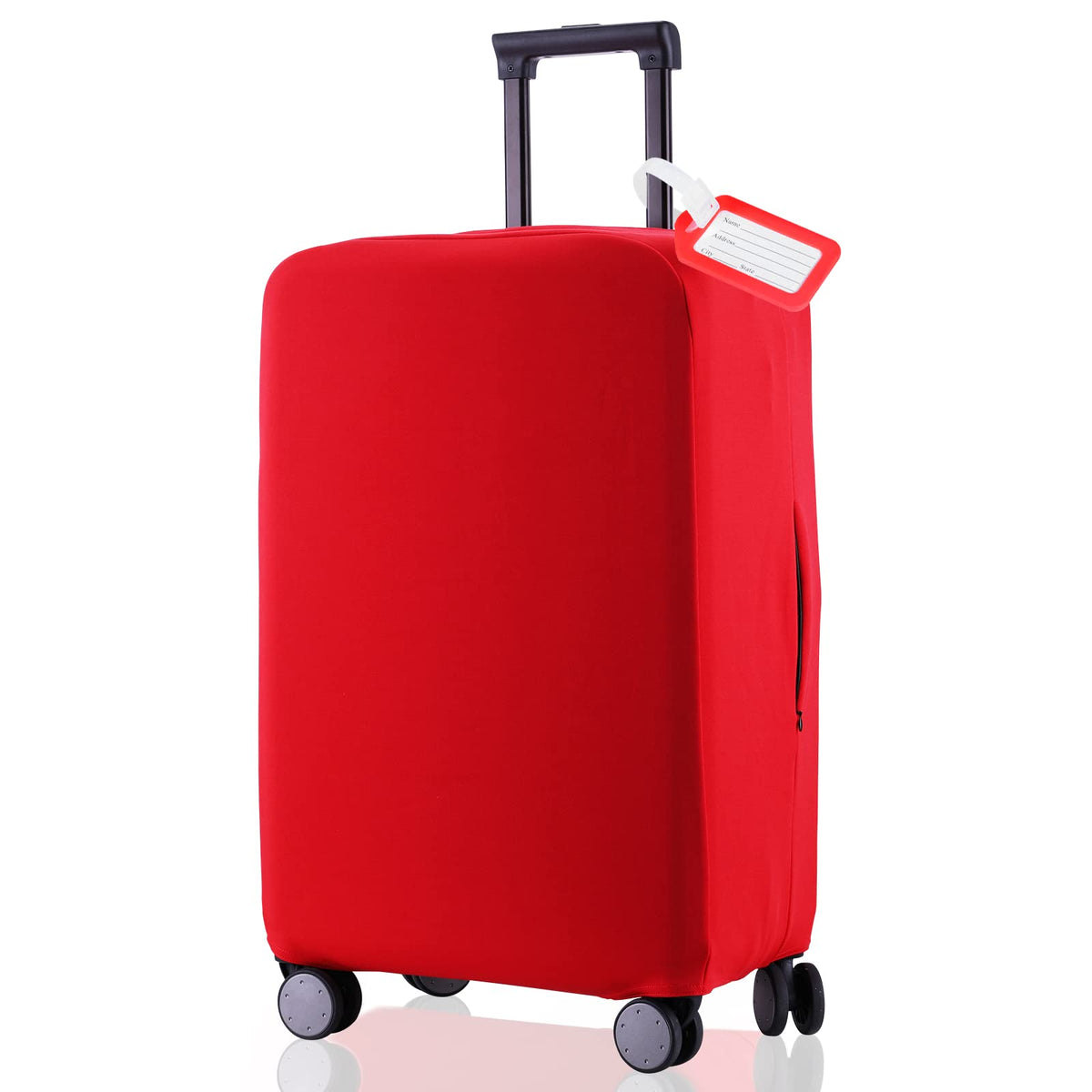 Travel Luggage Cover - Scratch-Resistant Fit 19-31 Inch, Avocado Green, XL(28-29 inch)