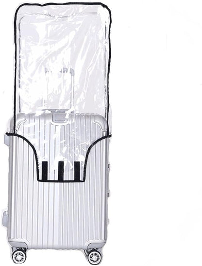 JenKin Luggage Protector Suitcase Cover PVC Waterproof Travel Suitcase Fits Most 20" to 30" (20" (13.8" L x 9.1" W x 20.9" H))