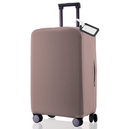 Travel Luggage Cover - Scratch-Resistant Fit 19-31 Inch, Avocado Green, XL(28-29 inch)
