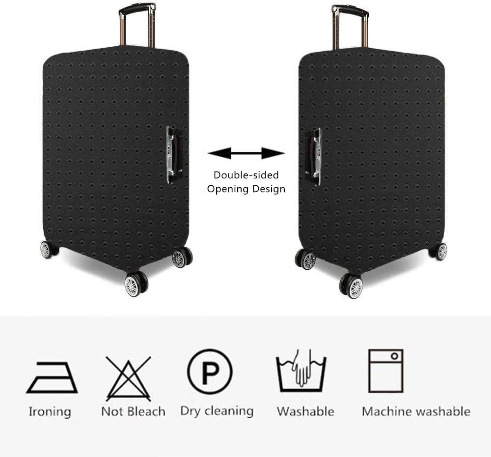 Travel Luggage Cover Protector, Washable Suitcase Protector Anti-scratch Spandex Baggage Covers Fits 23-25 Inch Luggage