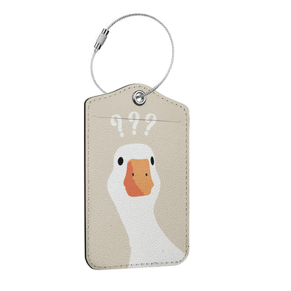 2 Pcs Funny Luggage Tag, Suitcase Tags with Privacy Flap and Metal Loop