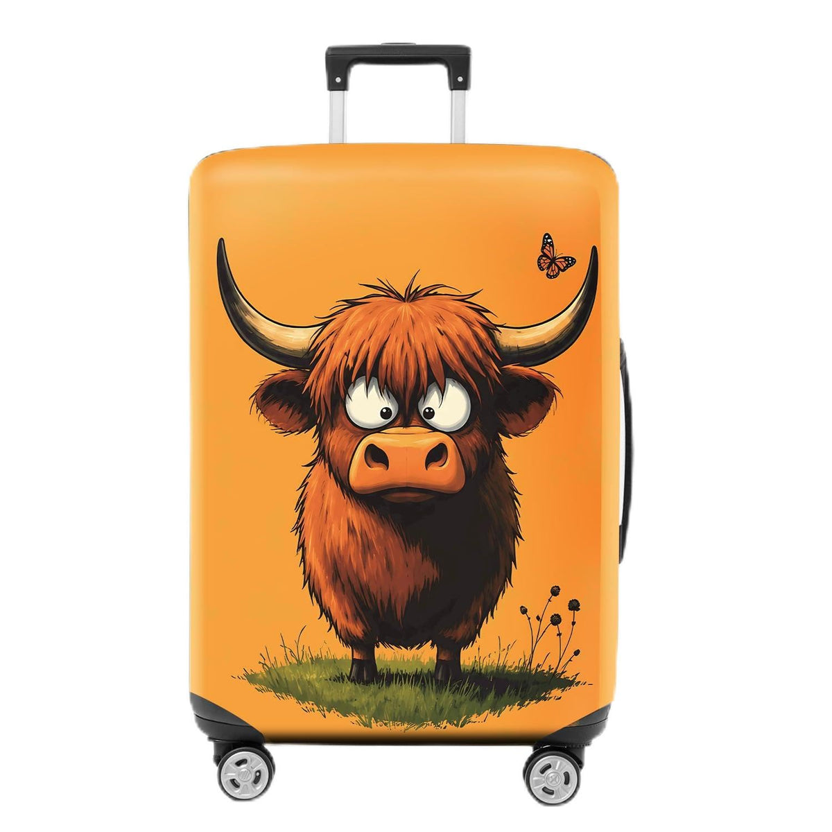 Colorful Geometric Luggage Cover, Abstract Suitcase Protector