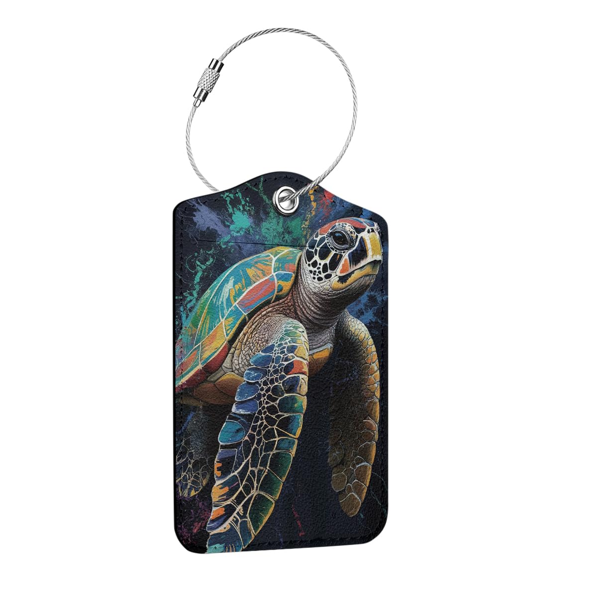 2 Pcs Funny Luggage Tag, Suitcase Tags with Privacy Flap and Metal Loop
