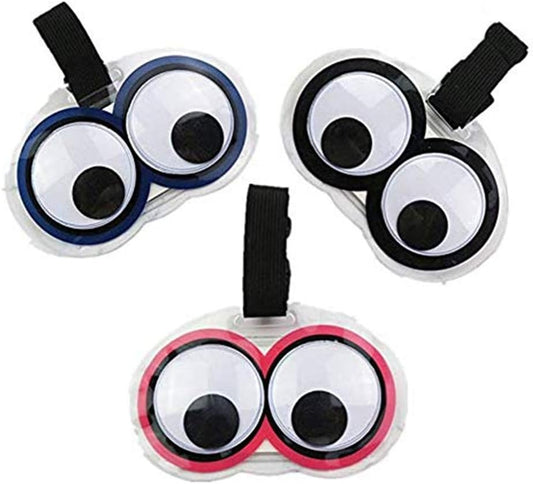 3pcs New Cute Eyes Luggage Tags Suitcase Luggage Tags Travel Accessories Baggage Name Tags