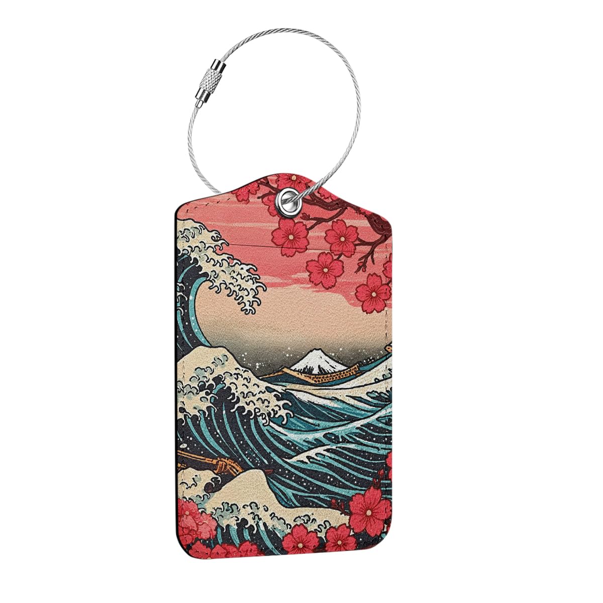 2 Pcs Funny Luggage Tag, Suitcase Tags with Privacy Flap and Metal Loop